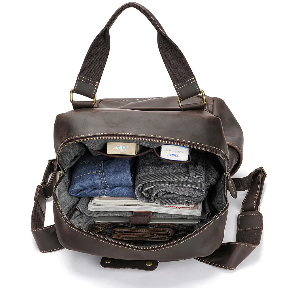 Mochila de Lujo en Cuero Genuino – El Viaje de Tu Vida