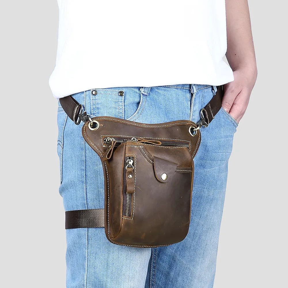 Muslera de Cuero Crazy Horse – Estilo Vaquero, Espíritu Rebelde.