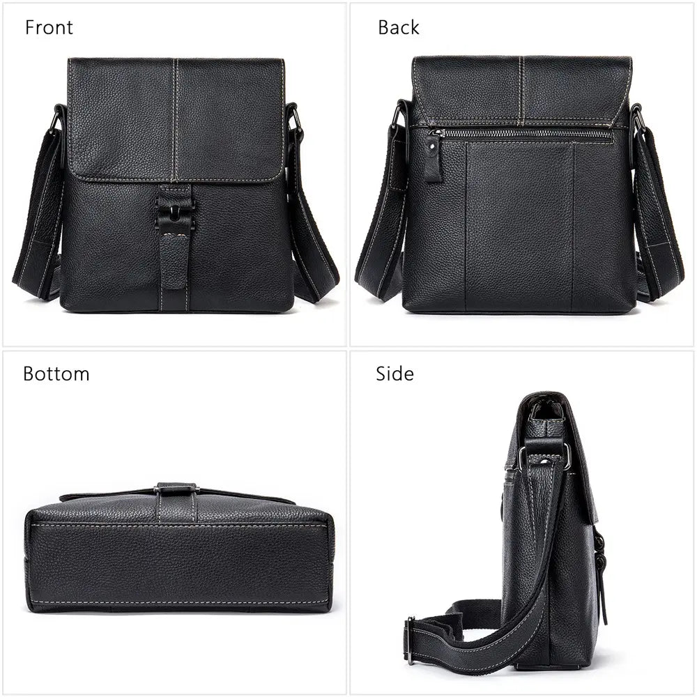 Bolso Mensajero en Cuero Genuino - La Elegancia de tus Pasos