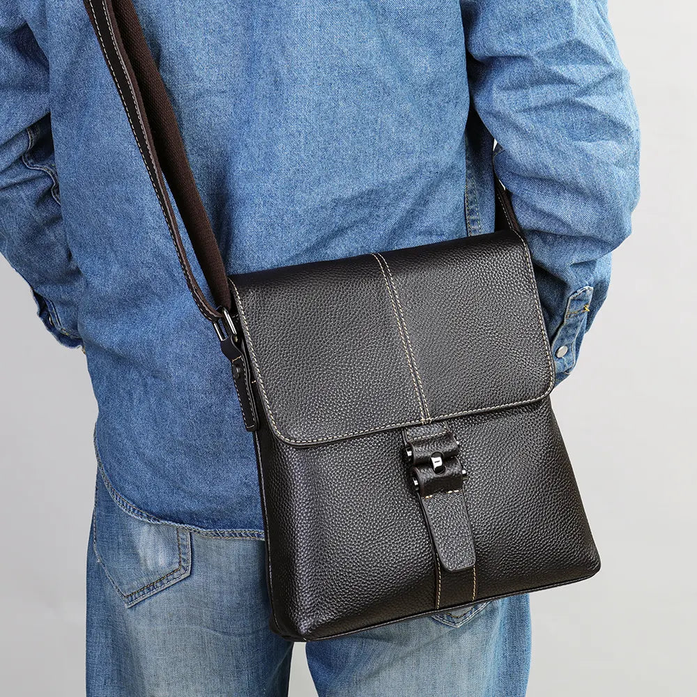 Bolso Mensajero en Cuero Genuino - La Elegancia de tus Pasos