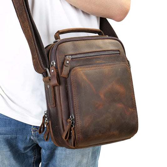Bolso Mensajero Crazy Horse – Tu Historia Hecha a Mano