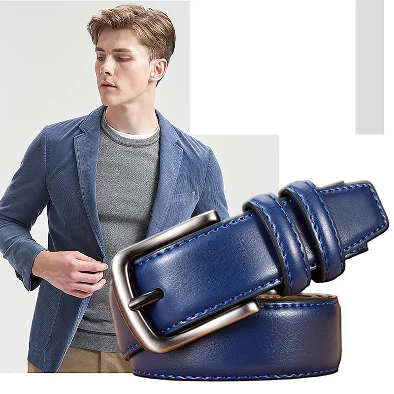 Cinturón de Cuero Genuino Classic - El estilo de siempre pero más Elegante 120cm