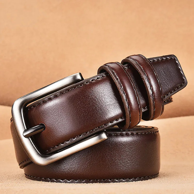 Cinturón de Cuero Genuino Classic - El estilo de siempre pero más Elegante 120cm