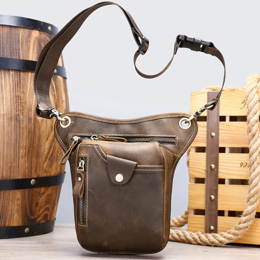 Muslera de Cuero Crazy Horse – Estilo Vaquero, Espíritu Rebelde.